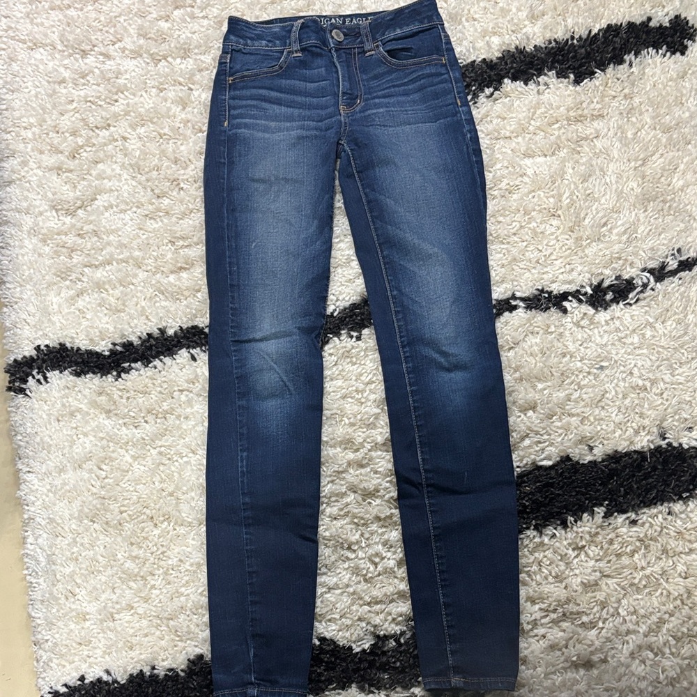 American Eagle Outfitters Blue Skinny Jeans